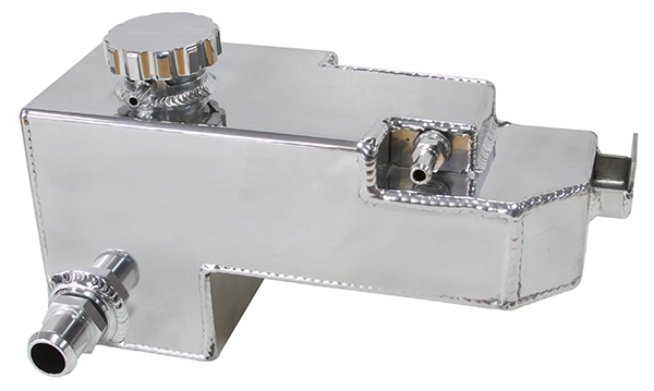 LS POLISHED RAD OVERFLOW TANK HOLDEN VX VY NO FLOAT TYPE - Image 2