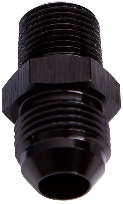 MALE FLARE -6AN TO 1/4" NPT BLACK MALE FLARE TO NPT ADAPTE - Image 2