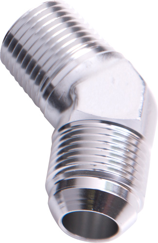 MALE 45 DEG 1/8" NPT TO -3AN SILVER MALE NPT TO AN 45 DEG - Image 2