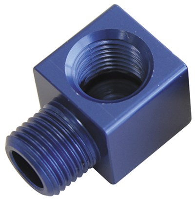 90 DEG MALE TO F/MALE 1/8" BLUE ADAPTER TIGHT RADIUS - Image 2