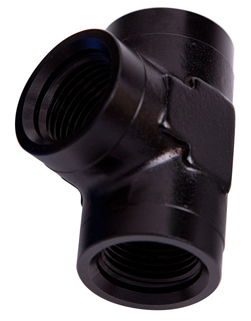 FEMALE PIPE TEE 1" NPT BLACK FEMALE 1" NPT - Image 2