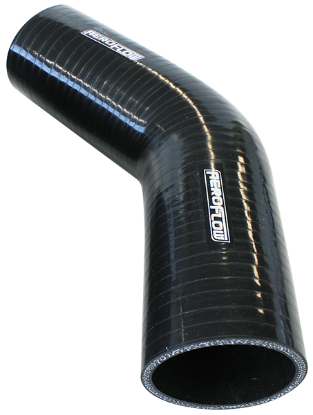 Silicone Hose 45 Deg; Black I.D 2.75" 70mm, Wall 5.3mm, - Image 2