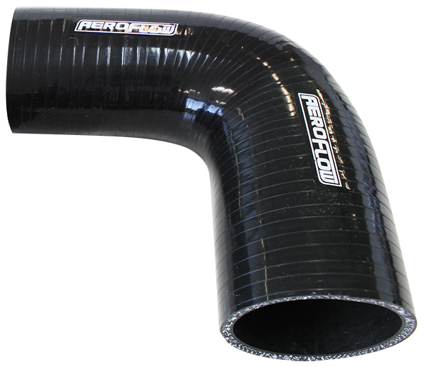 Silicone Hose Reducer 90 Deg; Black I.D 1.50-1.00" 38-25mm, - Image 2