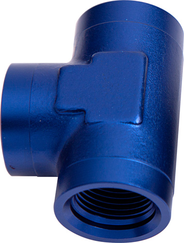 FEMALE TEE -6 ORB BLUE 3X -6 ORB PORTS - Image 2