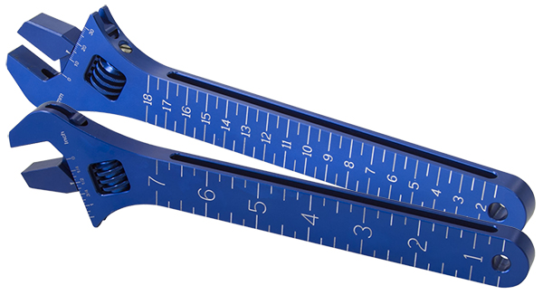 ADJUSTABLE SPANNER WHEELIE BLUE LARGE FOR UP TO -12 B-NUT - Image 2