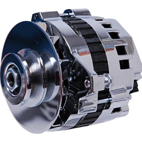 MSD ALTERNATOR 160AMP 12 VOLT 1 X WIRE CHROME FINISH
