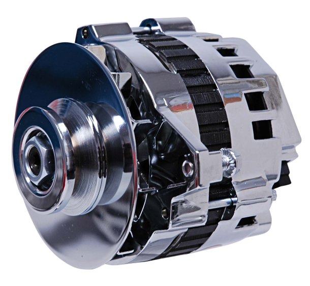 MSD ALTERNATOR 160AMP 12 VOLT 1 X WIRE CHROME FINISH