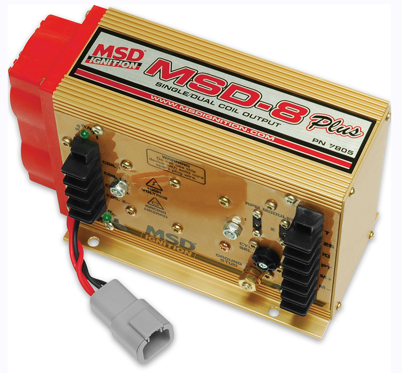 MSD-8 PLUS RACE IGNITION SINGLE/DUAL COIL ALCOHOL/NITRO