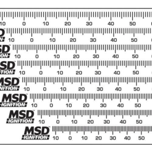 MSD TIMING TAPES 8 DIFFERENT SIZES
