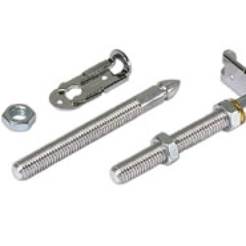 MOROSO QUICK RELEASE HOOD PIN SET, 3/8 ALUMINIUM PINS