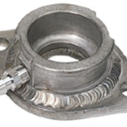 CHEV RADIATOR FILLER NECK, ALUMINIUM, BILLET, BOLT-ON