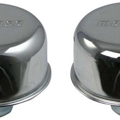 CHROME PUSH ON BREATHERS PAIR