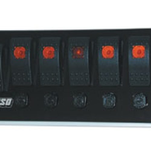 CAGE MOUNT 5 X ON/OFF SWITCH  WITH MOMENTARY START SWITCH