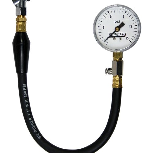 MOROSO 0-15 PSI TYRE PRESSURE GAUGE. LARGE INCREMENTS