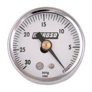 VACUUM GAUGE 1.5" 0-30"Hg *