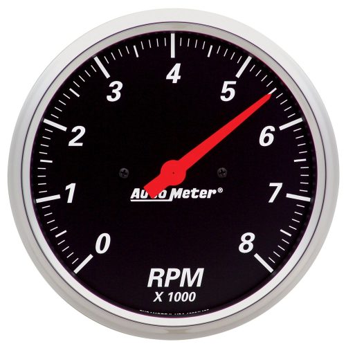 DESIGNER BLACK IN-DASH TACHO  5″, 0-8000RPM