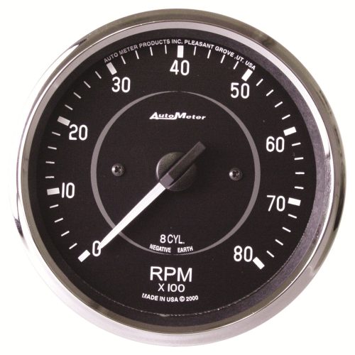 COBRA 4″ TACHOMETER 8000RPM   IN DASH, ELECTRIC, V8 ONLY