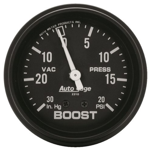 AUTOGAGE 2-5/8 BOOST/VAC 20PSIMECHANICAL, 30IN/HG-20PSI