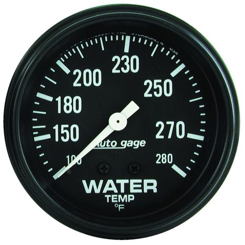 AUTOGAGE 2-5/8 MECH WATER TEMP100-280°F, 6FT CAPILLARY