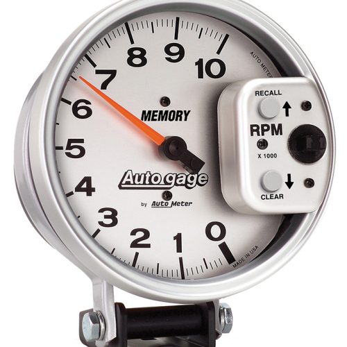 5″ TACH 10,000 RPM WITH MEMORYPEAK SILVER