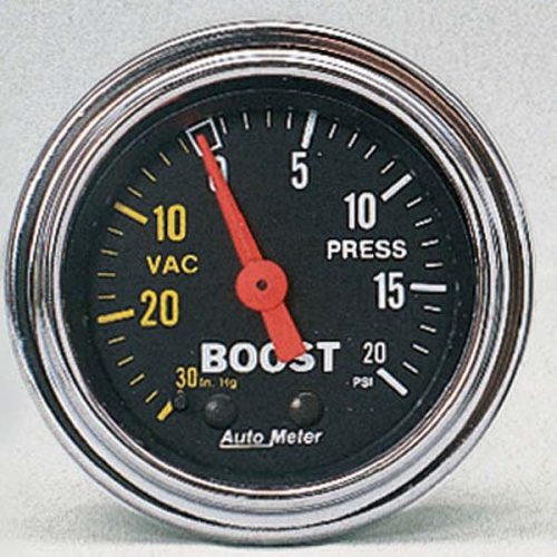 TRAD CHROME 2-1/16″ BOOST/VAC 30IN/HG-20PSI, MECH, 10FT