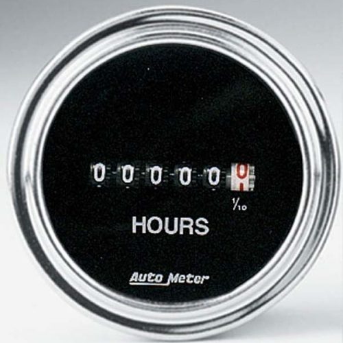 TRAD CHROME 2-1/16″ HOUR METER100,000 HOURS, NON-RESETTABLE