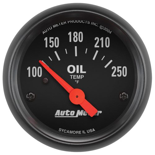 Z-SERIES 2-1/16″ OIL TEMP     100-250Â°F, SHORT SWEEP ELECT.
