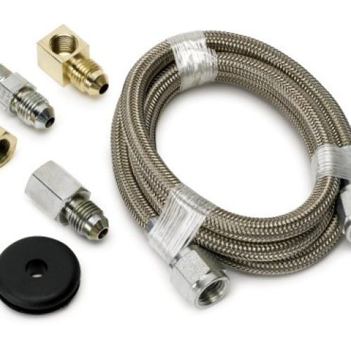 3-FT BRAIDED STAINLESS HOSE -4-4AN INCLUDES FITTINGS