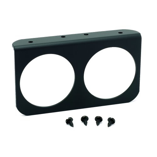 2-HOLE GAUGE PANEL BLACK      SUIT 2-5/8 GAUGES