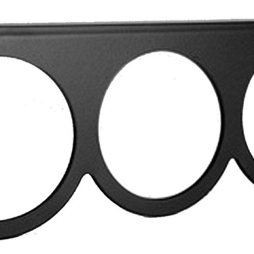 3-HOLE GAUGE PANEL BLACK      SUIT 2-5/8 GAUGES