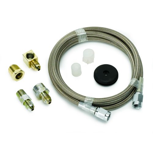 4-FT BRAIDED STAINLESS HOSE -3AN INCLUDES FITTINGS