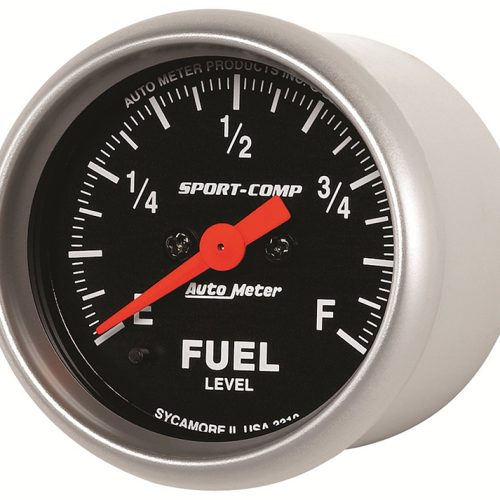 SPORT-COMP 2-1/16″ FUEL LEVEL PROGRAMMABLE, FULL SWEEP ELECT