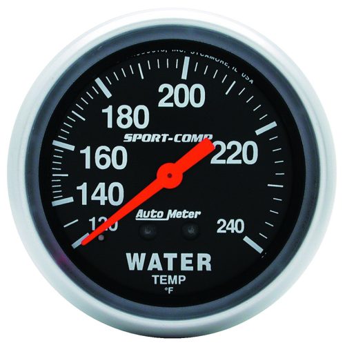 SPORT-COMP 2-5/8″ WATER TEMP  120-240Â°F, MECHANICAL, 12FT