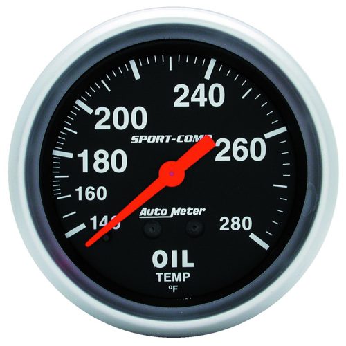SPORT-COMP 2-5/8″ OIL TEMP    140-280Â°F, MECHANICAL, 6FT