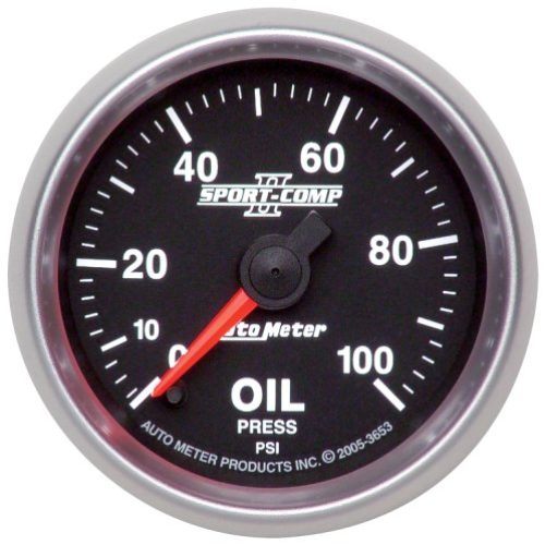 2-1/16″ OIL PRESSURE 0-100 PSISPORT COMP II FULL SWEEP ELECT