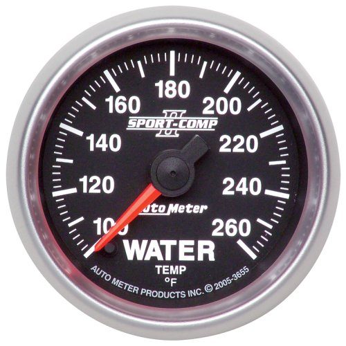 2-1/16 WATER TEMP 100-260’F   SPORT COMP II, FULL SWEEP ELEC