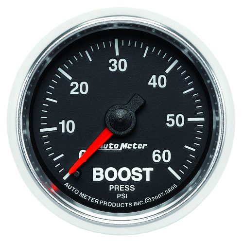 GS 2-1/16″ BOOST 0-60PSI      MECHANICAL GAUGE, 10FT TUBING