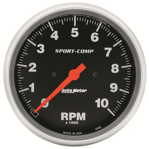 SPORT-COMP 5″ TACHO 10,000RPM IN DASH