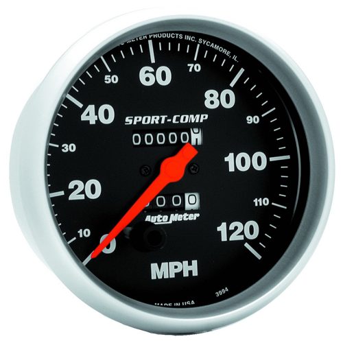 SPORT-COMP 5″ SPEEDO 120MPH   IN DASH, MECHANICAL
