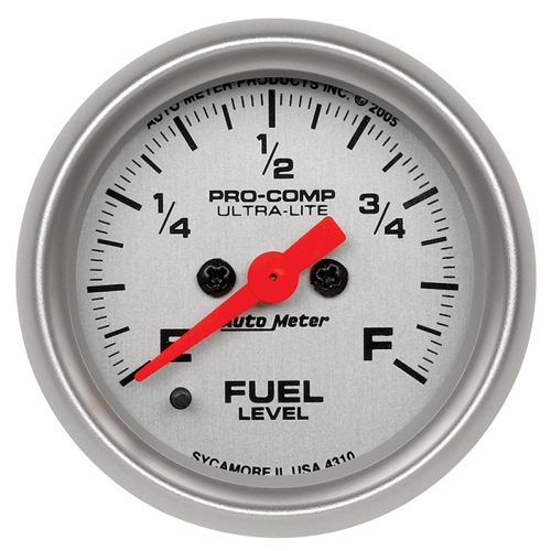 ULTRA-LITE 2-1/16″ FUEL LEVEL PROGRAMMABLE, FULL SWEEP ELECT
