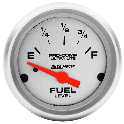ULTRA-LITE 2-1/16″ FUEL LEVEL 240-33 OHM, SHORT SWEEP ELECT