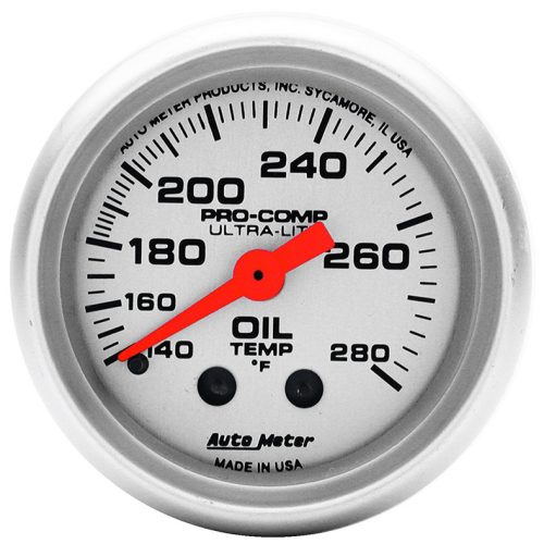 ULTRA-LITE 2-1/16″ OIL TEMP   140-280Â°F, MECHANICAL, 6FT