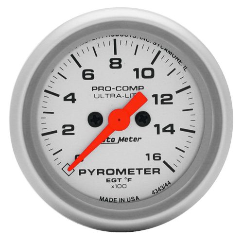 ULTRA-LITE 2-1/16″ PYROMETER  0-1600Â°F, FS ELECT, 10′ PROBE