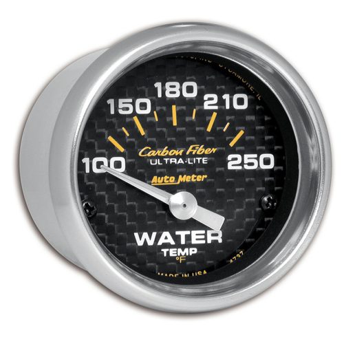 CARBON FIBER 2-1/16 WATER TEMP100-250Â°F, SHORT SWEEP ELECT.