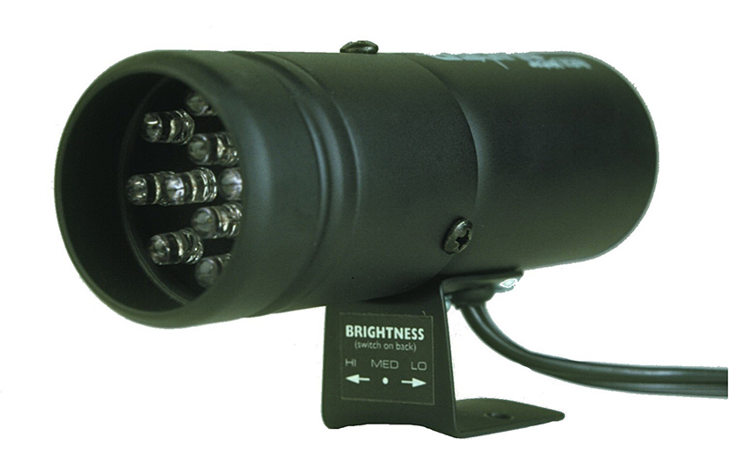 SHIFT-LITE, 12 LIGHT BLACK HAS 12 LEDS, ADJ BRIGHTNESS