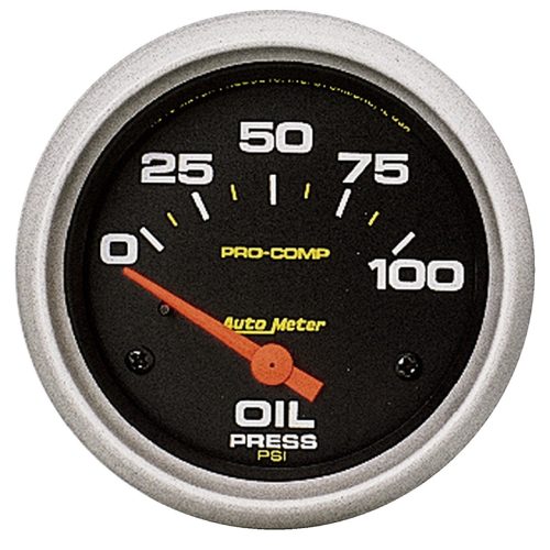 PRO-COMP 2-5/8″ OIL PRESSURE  0-100PSI, SHORT SWEEP ELECTRIC