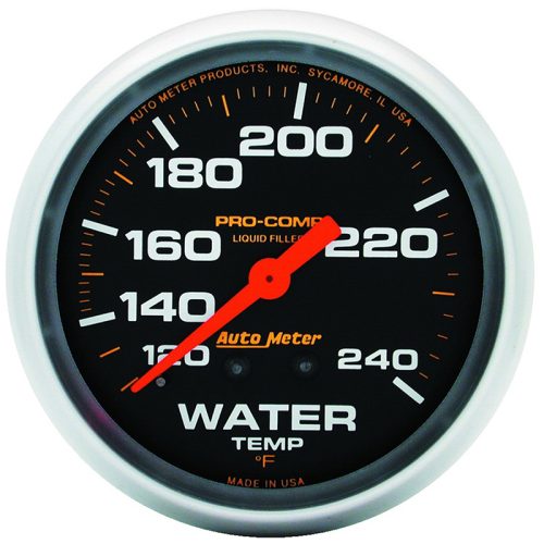 PRO-COMP 2-5/8″ WATER TEMP    120-240Â°F, LIQUID FILLED MECH