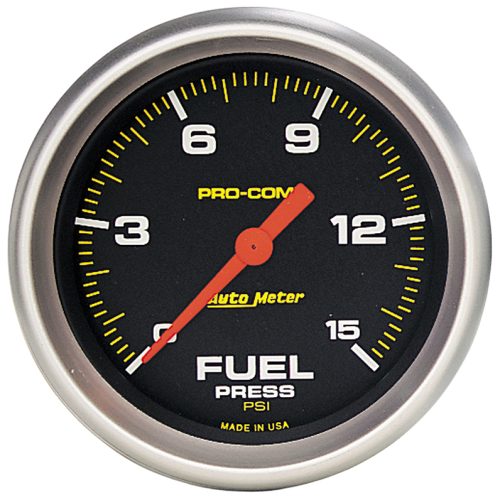 PRO-COMP 2-5/8″ FUEL PRESSURE 0-15PSI, FULL SWEEP ELECTRIC
