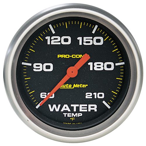 PRO-COMP 2-5/8″ WATER TEMP    60-210Â°F, FULL SWEEP ELECTRIC