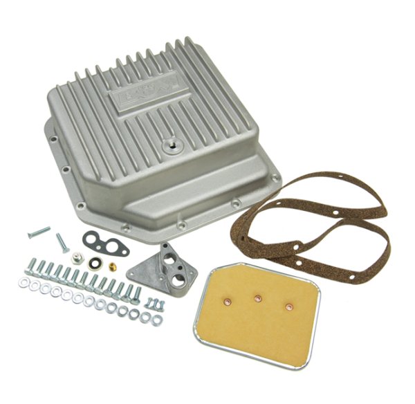 TH350 CAST ALUM TRANS DEEP PANFINNED